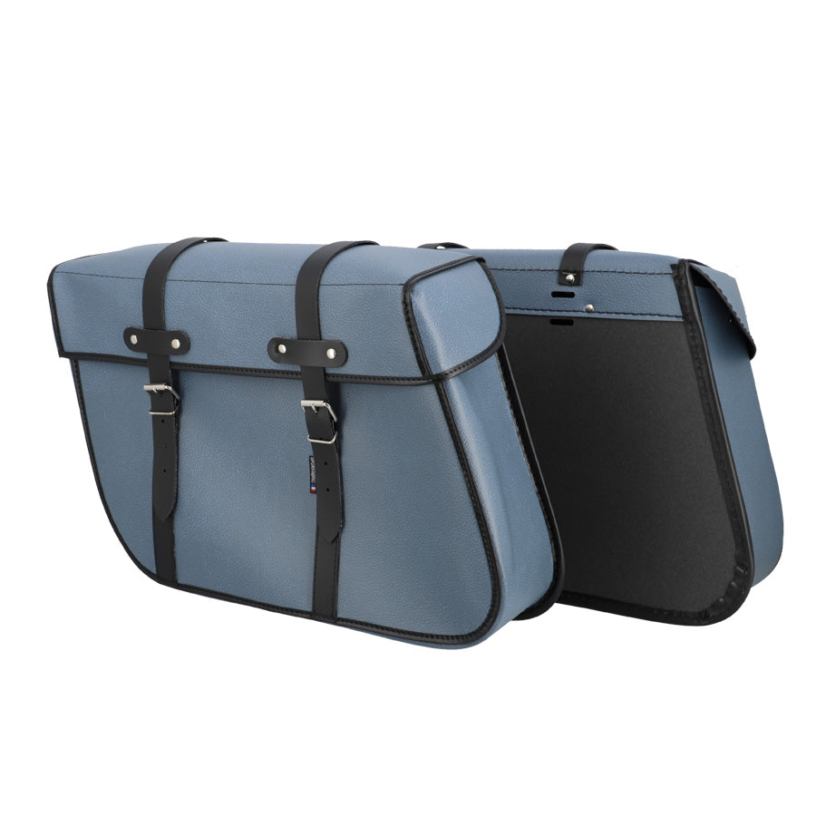 SACOCHE VELO PORTE BAGAGE SPORFABRIC S202 COURROIE BLEU (PR) - 360X280X110MM