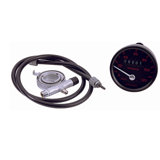 COMPTEUR CYCLO TRANSVAL ADAPT. 103 SP/SPX/RCX 120KM/H (ROUE DE 16")