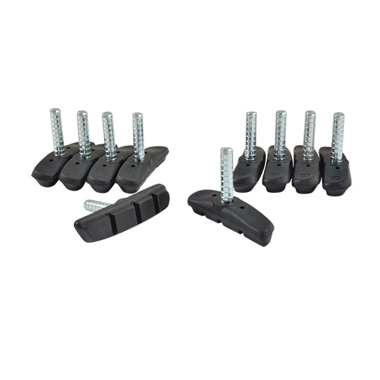 PORTE PATIN VTT A TIGE ASYMETRIQUE 62MM (5 PR)