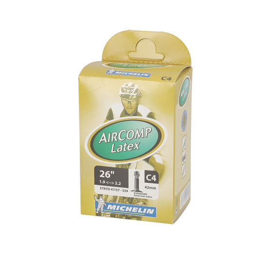 CHAMBRE A AIR VELO 26" X 1.90-2.20 (47/57-559) VS MICHELIN AIRCOMP LATEX C4