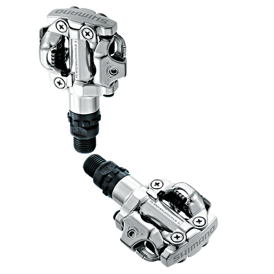 PEDALE VTT AUTO SHIMANO SPD XC M520 ARGENT (PR)