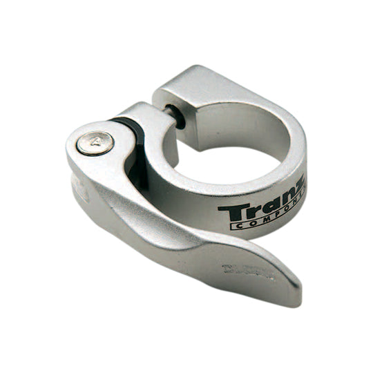 COLLIER TIGE DE SELLE VTT/VTC D31.8 MM ARGENT ALU + SERRAGE RAPIDE