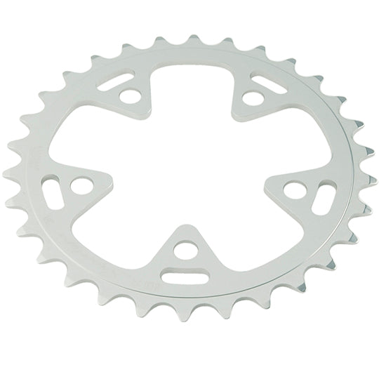 PLATEAU ROUTE DIAM 74 INTER 32DTS ARGENT (COMP.SHIMANO/CAMPA) MICHE 8/9/10V. 5 BRANCHES