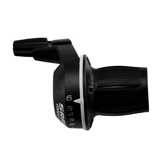 MANETTE VTT P.TOURNANTE 6V. SRAM GRIPSHIFT MRX DROITE INDEXEE (COMP. SHIMANO)
