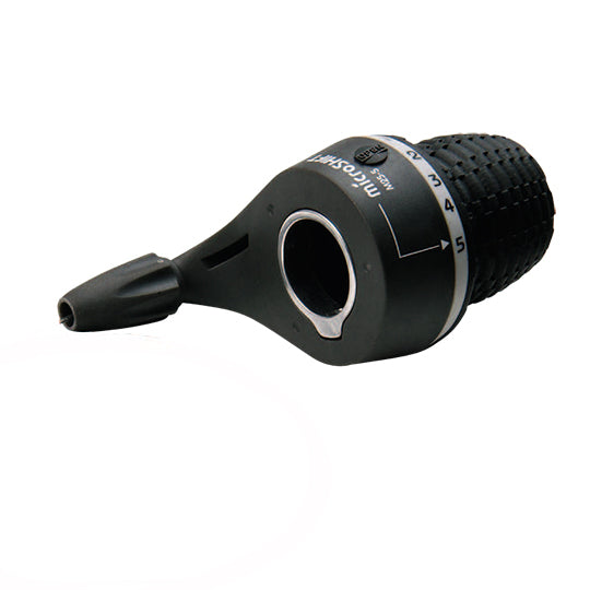 MANETTE VTT P.TOURNANTE 5V. TYPE GRIPSHIFT DROITE NOIRE