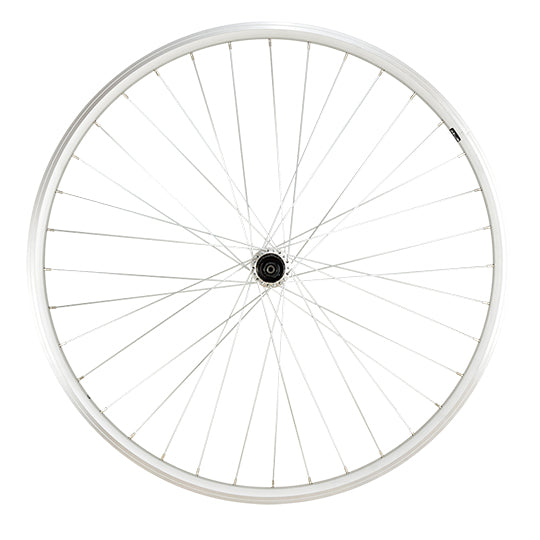 ROUE VTC 28" AR BLOCAGE K7 JANTE ARGENT MACH1 ER10.MOYEU SHIMANO TX500 V-BRAKE 8/9/10V 36T