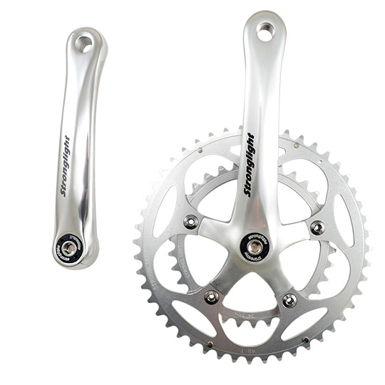 PEDALIER ROUTE COMPACT 48-34D L165 STRONG IMPACT ARGENT 9/10V