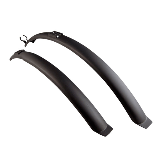 GARDE BOUE VTC 28" POLISPORT FLORIDA CLIPS V-BRAKE NOIR (PR)