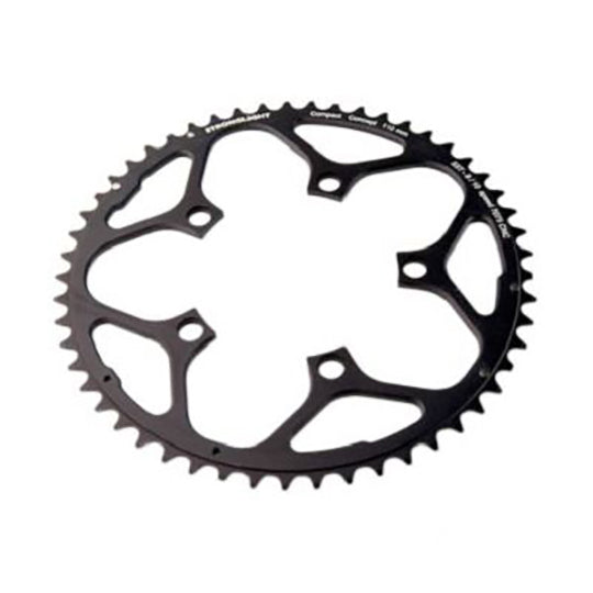 PLATEAU ROUTE DIAM 110 EXTER 53DTS NOIR ALU 7075 STRONG 10/9V. 5 BRANCHES