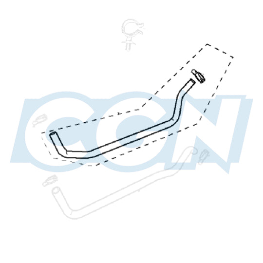 DURITE EAU MAXI SCOOTER OEM PEUGEOT SATELIS 125/125K (POMPE->RADIATEUR)