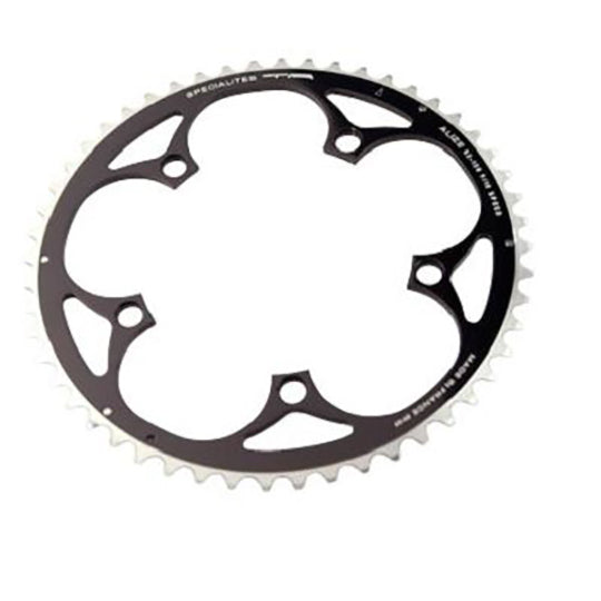 PLATEAU ROUTE DIAM 130 EXTER 52DTS NOIR ALIZE (COMP.SHIMANO) TA 8/9/10V. 5 BRANCHES