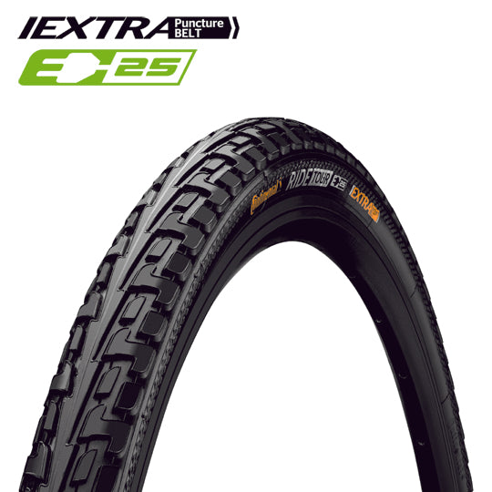 PNEU VTC/URBAIN 700X28C - 28X1 5/8X 1 1/8 TR CONTINENTAL RIDE TOUR TT NOIR (28-622) VAE/E