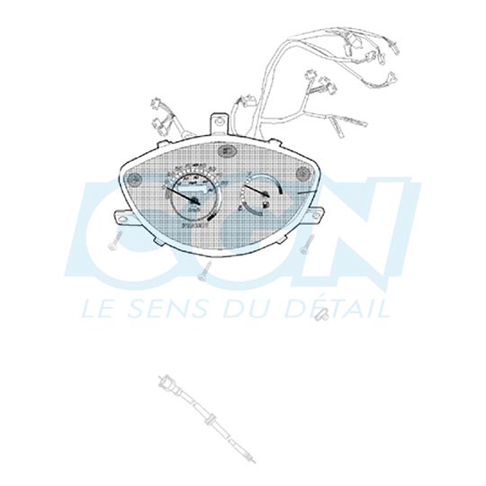 COMPTEUR SCOOTER OEM PEUGEOT TWEET 50 (SANS VITRE)