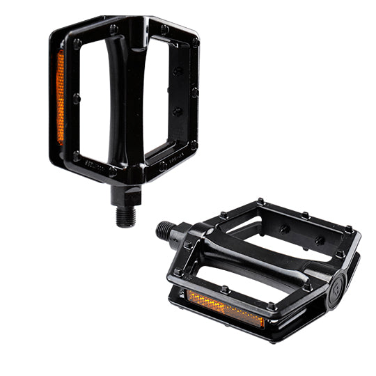 PEDALE BMX OPTIMIZ PLATEFORME ALU ERGOT NON DEMONTABLE D 9/16 (PR)