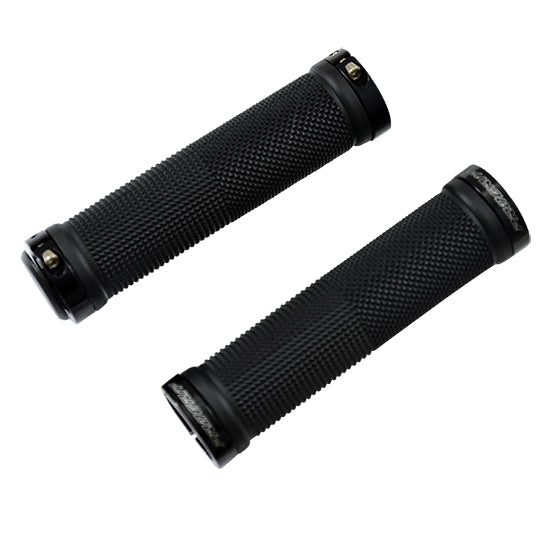 POIGNEE VELO PROGRIP 999 128MM LOCK ON DOUBLE NOIR/NOIR (PR)
