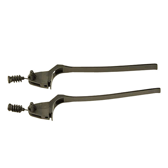 SUPPORT/FIXATION POMPE ZEFAL SUR CADRE NOIR (ATTACHE PLASTIQUE X2)