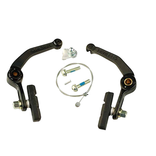 ETRIER FREIN BMX AV/AR U BRAKE NOIR VENDU AVEC CABLE LIAISON (X1)