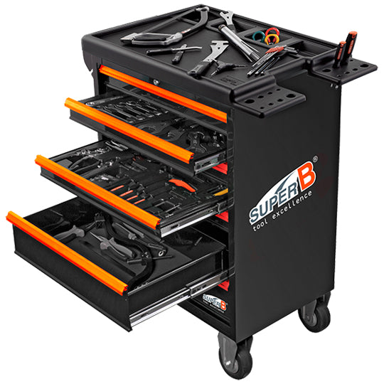 SERVANTE D'ATELIER SUPER B (123 PIECES) TBA900 H1030XL1200Xl500 mm - PRIX NET- (PREMIUM)