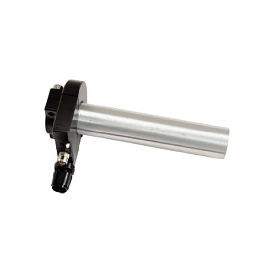 POIGNEE GAZ TUN'R ALU CNC NOIR - AVEC VIS CREUSE 10X125