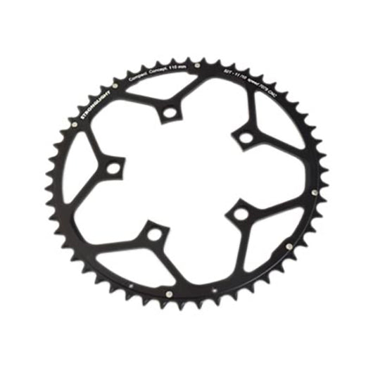 PLATEAU ROUTE DIAM 110 EXTER 52DTS NOIR ALU 7075 STRONG 11/10V. 5 BRANCHES