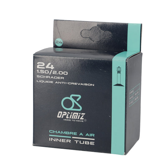 CHAMBRE A AIR VELO 24" X 1.50-2.00 (40/47-507) VS OPTIMIZ ANTI-CREVAISON