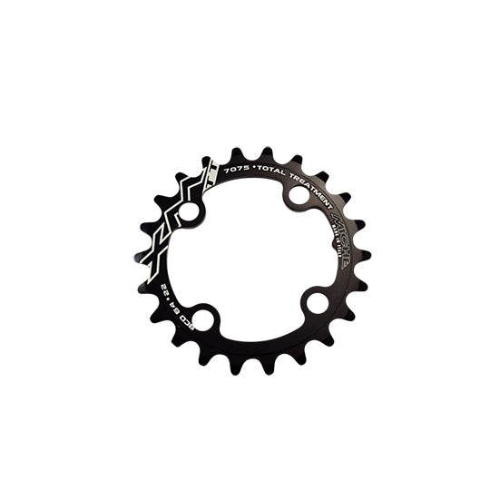 PLATEAU VTT TRIPLE DIAM 64 INTER 22DTS NOIR 4 BRANCHES MICHE 9/10V(POUR SHIMANO XTR ET XT