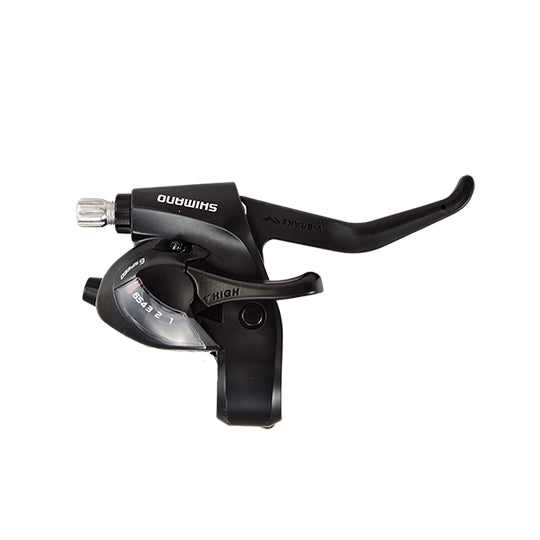 LEVIER/MANETTE VTT 6V. SHIMANO DROIT STEF41 V-BRAKE NOIR 2 DOIGTS