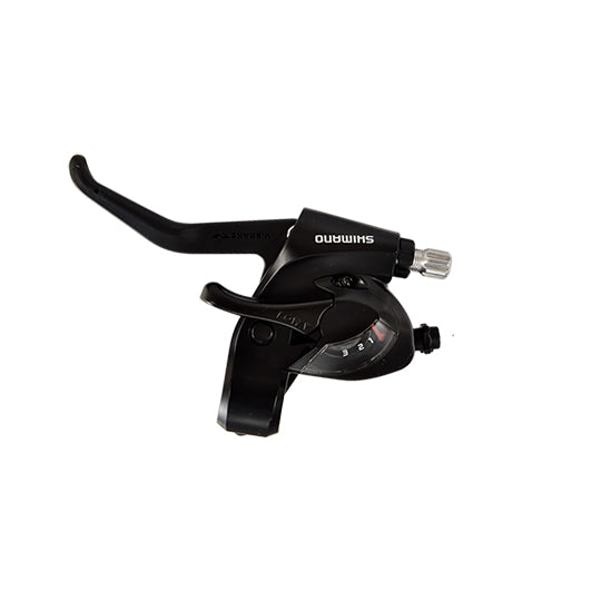 LEVIER/MANETTE VTT 3V. SHIMANO GAUCHE STEF41 V-BRAKE NOIR 2 DOIGTS