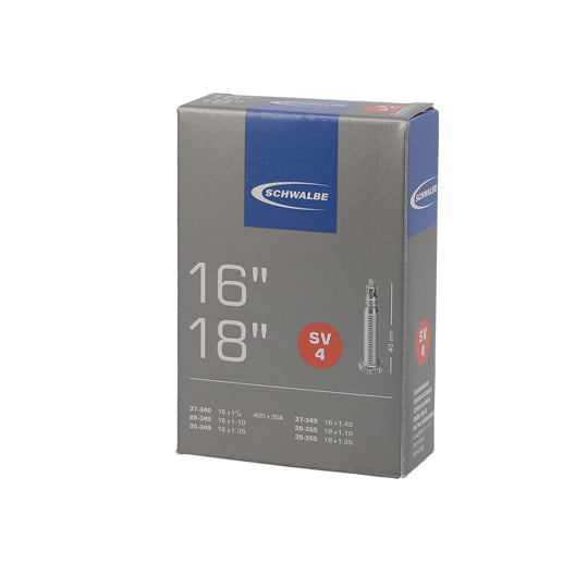 CHAMBRE A AIR VELO 16/18" X 1.10-1.40 (28/37-340/355) VP SCHWALBE STANDARD SV4