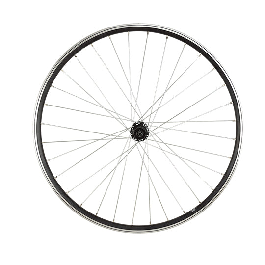 ROUE VTT 27.5" AR BLOCAGE K7 JANTE NOIR MACH1 ER10. MOY SHIM.TX500 V-BRAKE 8/9/10V 32T