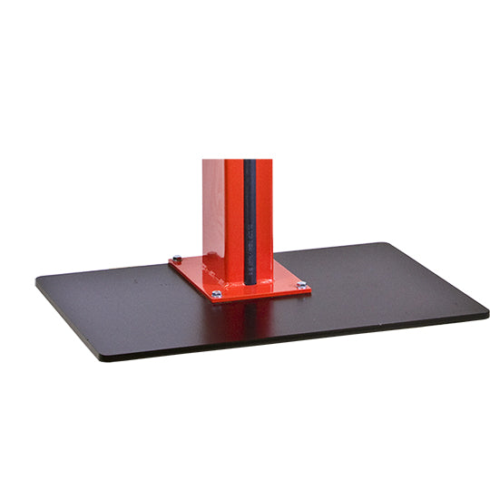 PLAQUE DE BASE METALLIQUE POUR PIED D'ATELIER VELO TIP TOP 75X50X2.5C
