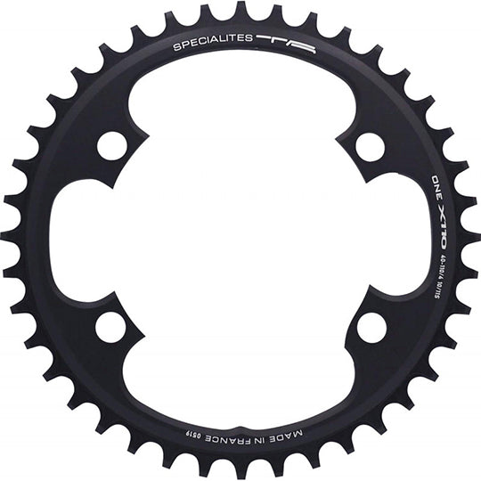PLATEAU ROUTE DIAM 110 MONO 40DTS NOIR ONE X110 (COMP.SHIM. 4 BRANCHES) TA 11V.