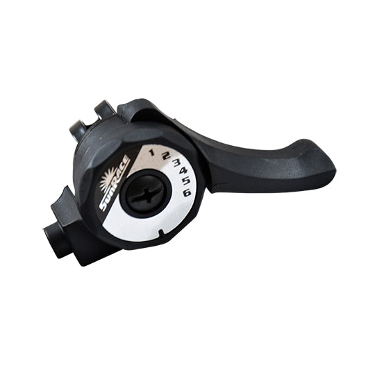 MANETTE VTT TYPE TOURNEY 6V. SUNRACE DROITE INDEXEE SL2T AVEC COLLIER