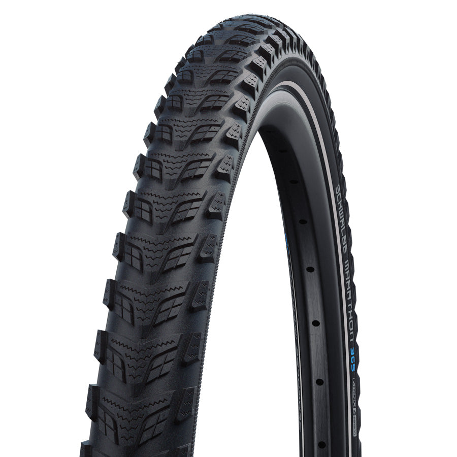 PNEU VTC/URBAIN 700X35C - 28X1.40 TR SCHWALBE MARATHON 365 NOIR TOUTES SAISONS (37-622)