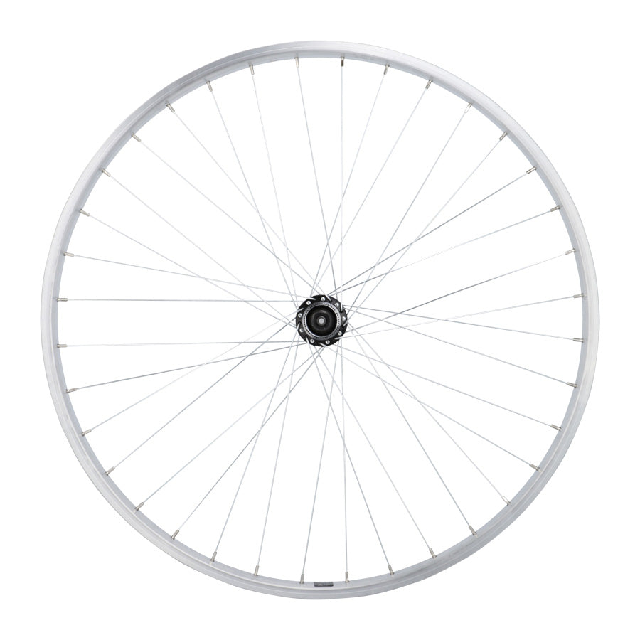 ROUE VTT 26" AV BLOCAGE JANTE ARGENT MACH1 M110 MOY. SHIMANO QC300 V-BRAKE 36T