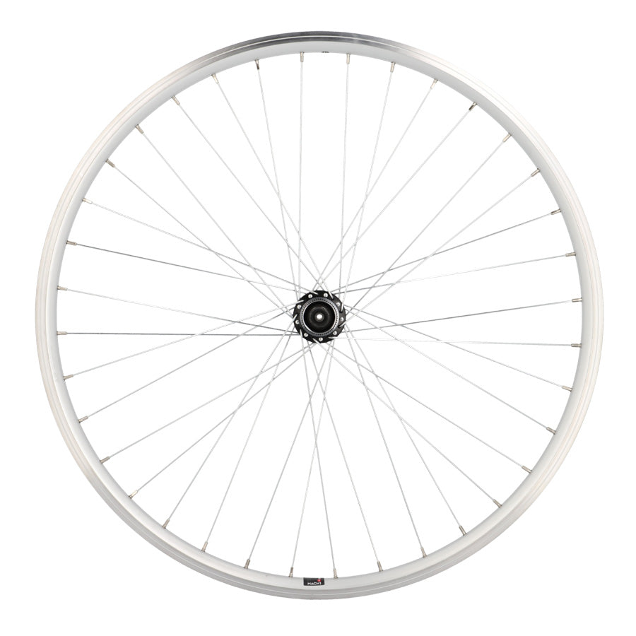 ROUE VTT 26" AV BLOCAGE JANTE ARGENT MACH1 ER10 MOY.SHIMANO QC300 V-BRAKE