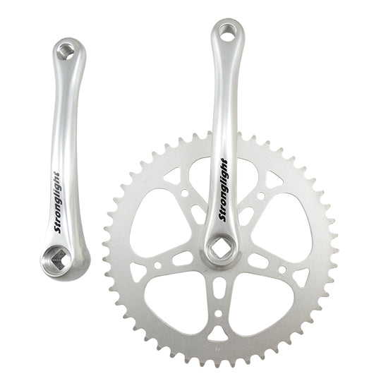 PEDALIER MONO CITY 48D L170 STRONG 55S ALU ARGENT (2.38 - 3/32")