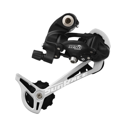 DERAILLEUR VTT AR SUNRACE M91 COMP. SHIMANO 9V. GRANDE CHAPE (A VISSER)