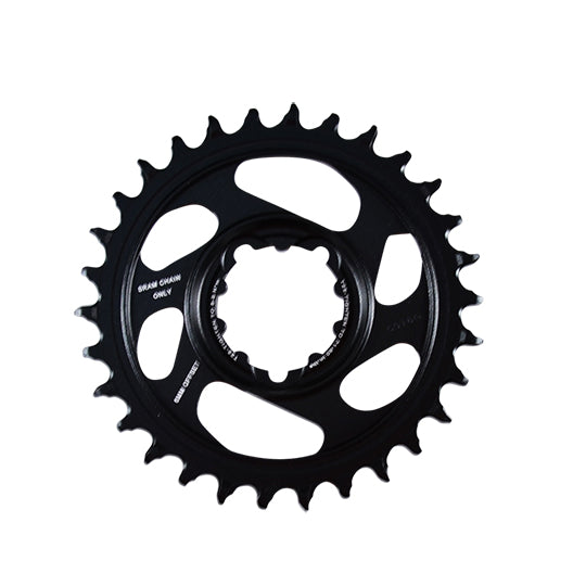 PLATEAU VTT MONO DIRECT MOUNT 6MM 30DTS NOIR EAGLE X SYNC OFFSET SRAM 12V