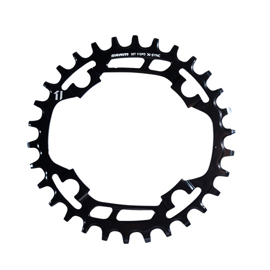 PLATEAU VTT MONO DIAM 94 EXTER 30DTS NOIR 4 BRANCHES 3.5MM X SYNC SRAM ACIER 11V