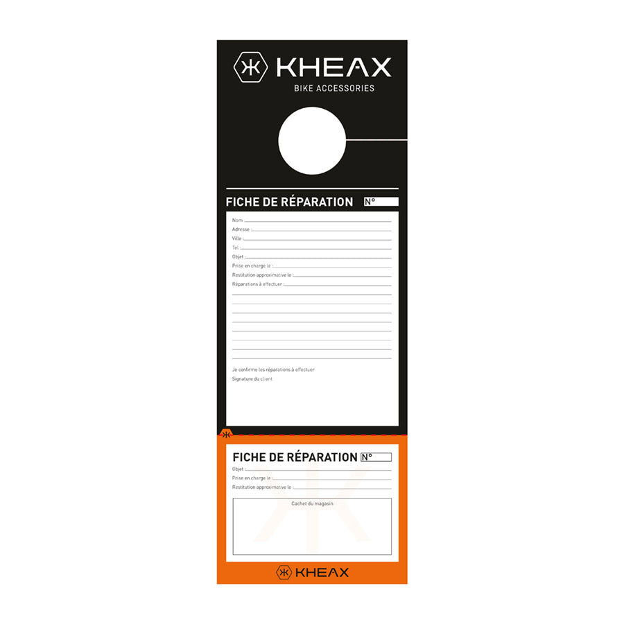 FICHE REPARATION ATELIER KHEAX (X20)