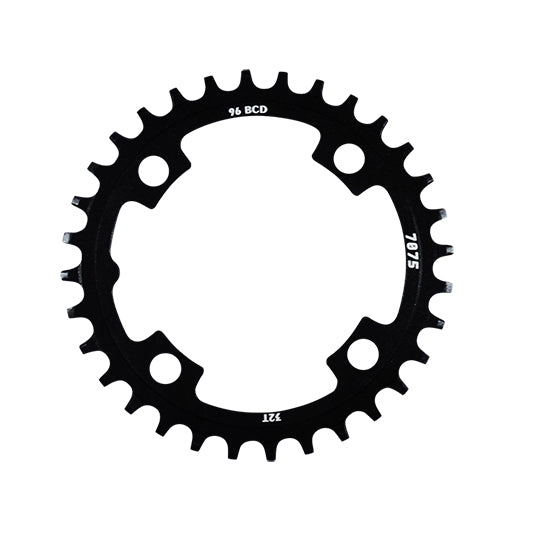 PLATEAU VTT MONO DIAM 96 EXTER 32DTS NOIR 4 BRANCHES SUNRACE CRMX00 1X10/11/12V.