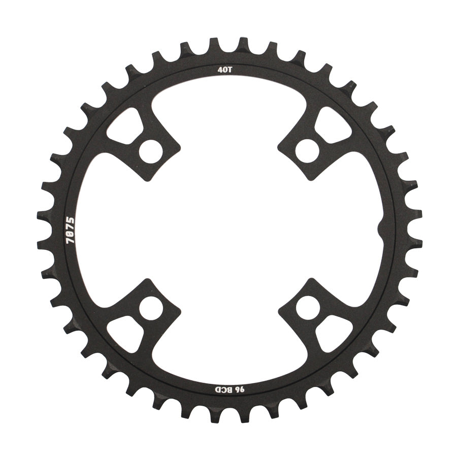 PLATEAU VTT MONO DIAM 96 EXTER 40DTS NOIR 4 BRANCHES SUNRACE CRMX00 1X10/11/12V.