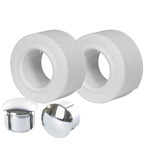 GUIDOLINE VELOX COTON TRESSOREX 85 BLANC AVEC EMBOUTS GUIDON (PR) BLISTER