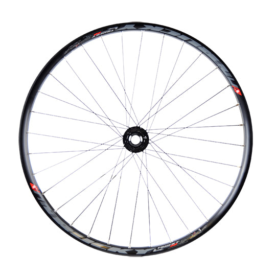 ROUE VTT 27.5+" AV JANTE NOIR MACH1 TRUCKY 30 TUB.READY DISQUE 6T AXE.TRAVERSANT 20X110