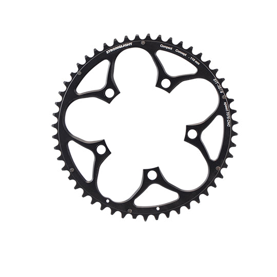 PLATEAU ROUTE DIAM 110 EXTER 51DTS NOIR ALU 7075 STRONG 10/9V. 5 BRANCHES