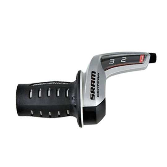 MANETTE VTT P.TOURNANTE  3V. SRAM GRIPSHIFT CENTERA GAUCHE (COMP.SHIMANO)