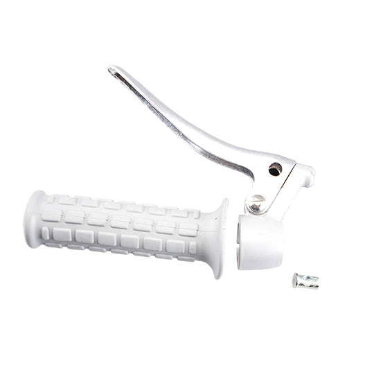 POIGNEE FREIN CYCLO GRIS AVEC LEVIER ALU VINTAGE