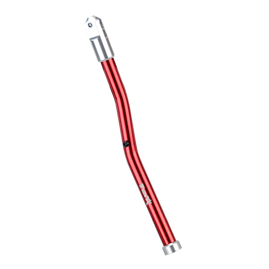 BEQUILLE MECABOITE LATERALE TUN'R ALU ADAPT. DERBI SENDA/DRD LONGUEUR 350MM - ROUGE