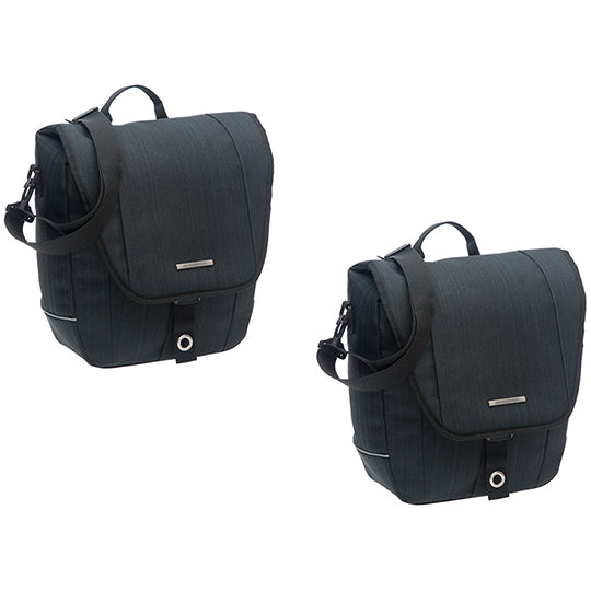 SACOCHE VELO PORTE BAGAGE A PONT NEWLOOXS AVERO NOIR RACKTIME - 25 LITRES - 320x330x130MM